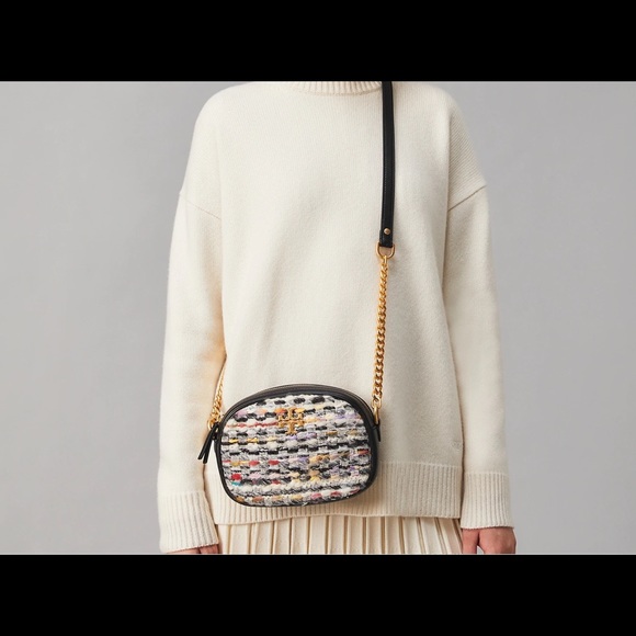 TORY BURCH🌼Kira tweed small camera bag - Picture 4 of 11